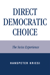 E-book, Direct Democratic Choice : The Swiss Experience, Lexington Books