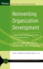 E-book, Reinventing Organization Development : New Approaches to Change in Organizations, Pfeiffer