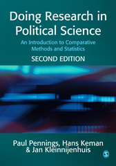 E-book, Doing Research in Political Science : An Introduction to Comparative Methods and Statistics, Pennings, Paul, Sage