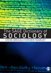 E-book, The SAGE Dictionary of Sociology, Sage