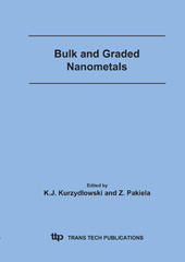 E-book, Bulk and Graded Nanometals, Trans Tech Publications Ltd