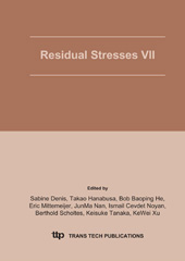 E-book, Residual Stresses VII, ICRS7, Trans Tech Publications Ltd