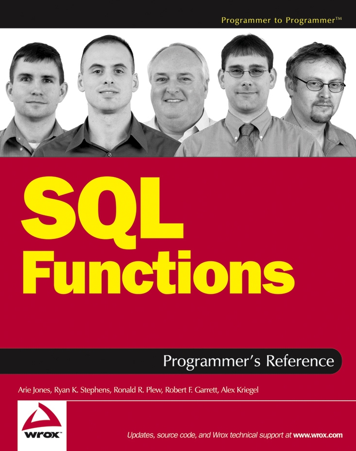 E-book, SQL Functions Programmer's Reference, Wrox Press