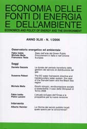 Article, La durata del periodo transitorio delle gestioni del servizio di distribuzione del gas., Franco Angeli