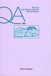 Issue, QA : Rivista dell'Associazione Rossi-Doria. Fascicolo 4, 2006, Franco Angeli