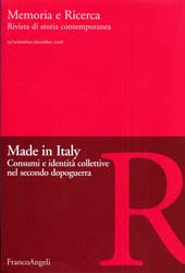 Article, Consumi e autorappresentazioni nel Novecento: La famiglia in posa, Società Editrice Ponte Vecchio  ; Carocci  ; Franco Angeli