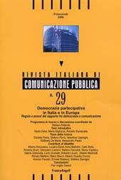 Fascículo, Rivista italiana di comunicazione pubblica. Fascicolo 29, 2006, Franco Angeli