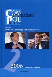Article, Agenda setting, personalizzazione e clima di opinione nella campagna 2004-2006, Franco Angeli  ; Il Mulino