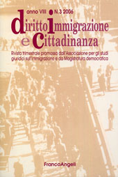 Issue, Diritto, immigrazione e cittadinanza. Fascicolo 3, 2006, Franco Angeli