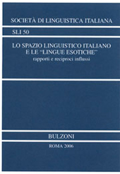Chapter, Italiano e lingue esotiche in contatto nella comunicazione sociale : il caso degli italianismi a Tokyo, Bulzoni