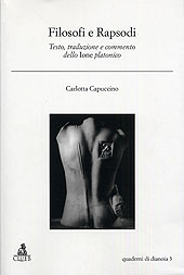 E-book, Filosofi e rapsodi : testo, traduzione e commento dello Ione platonico, Capuccino, Carlotta, CLUEB