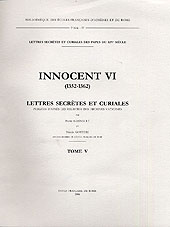 E-book, Innocent VI (1352-1362) : lettres secrètes et curiales /., De Boccard  ; École française de Rome