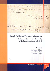 E-book, Joseph Guillaume Desmaisons Dupallans : la Francia alla ricerca del modello .., Firenze University Press