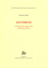 Capitolo, Erasmo, Lutero e l'"Assertio septem sacramentorum", Edizioni di storia e letteratura