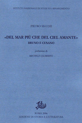 Chapter, Parte seconda : II. Schede sulla presenza di Cusano nelle opere di Bruno, Edizioni di storia e letteratura