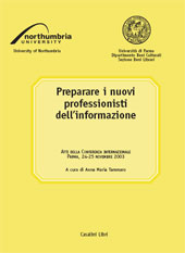 Chapter, A Space in Europe for Information Specialists, Casalini libri