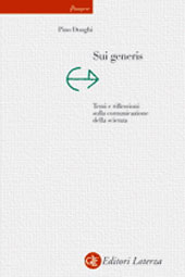 E-book, Sui generis : temi e riflessioni sulla comunicazione della scienza, GLF editori Laterza