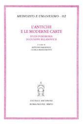 E-book, L'antiche e le moderne carte : studi in memoria di Giuseppe Billanovich, Antenore