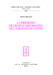 E-book, La presenza di Dionigi Areopagita nel Paradiso di Dante, Sbacchi, Diego, L.S. Olschki