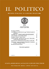 Fascicolo, Il politico : rivista italiana di scienze politiche : LXXVII, 2, 2012, Rubbettino