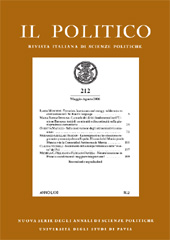 Heft, Il politico : rivista italiana di scienze politiche : LXXI, 2, 2006, Rubbettino