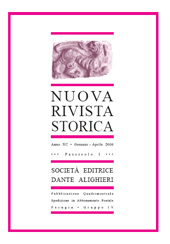 Fascículo, Nuova rivista storica : XC, 1, 2006, Società editrice Dante Alighieri