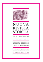 Fascicolo, Nuova rivista storica : XC, 2, 2006, Società editrice Dante Alighieri