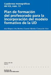 eBook, Plan de formación del profesorado para la incorporación del modelo formativo de la UD, Universidad de Deusto