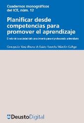 eBook, Planificar desde competencias para promover el aprendizaje : el reto de la sociedad del conocimiento para el profesorado universitario, Universidad de Deusto