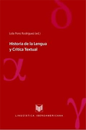 E-book, Historia de la lengua y crítica textual, Iberoamericana Vervuert