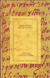 eBook, Rimas sacras, Vega, Lope de, 1562-1635, Iberoamericana Vervuert