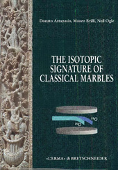 E-book, The isotopic signature of classical marbles, Attanasio, Donato, "L'Erma" di Bretschneider