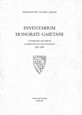 eBook, Inventarium Honorati Gaietani : l'inventario dei beni di Onorato II Gaetani D'Aragona, 1491-1493, "L'Erma" di Bretschneider
