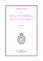 Heft, Boletín de la Real Academia de la Historia : CCIII, II, 2006, Real Academia de la Historia