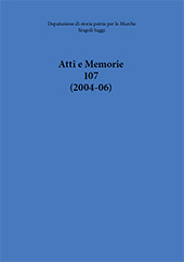 Heft, Atti e memorie della Deputazione di Storia Patria per le Marche : 107, 2004/2006, Il lavoro editoriale