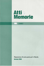 Issue, Atti e memorie della Deputazione di Storia Patria per le Marche : 105, 2000, Il lavoro editoriale
