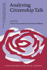 E-book, Analysing Citizenship Talk, John Benjamins Publishing Company