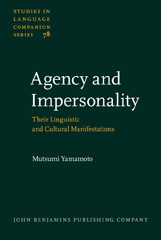 E-book, Agency and Impersonality, Yamamoto, Mutsumi, John Benjamins Publishing Company