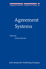 E-book, Agreement Systems, John Benjamins Publishing Company