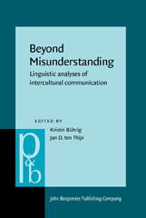 E-book, Beyond Misunderstanding, John Benjamins Publishing Company