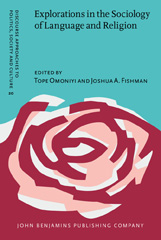 E-book, Explorations in the Sociology of Language and Religion, John Benjamins Publishing Company