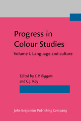 E-book, Progress in Colour Studies, John Benjamins Publishing Company