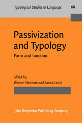 eBook, Passivization and Typology, John Benjamins Publishing Company