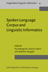 E-book, Spoken Language Corpus and Linguistic Informatics, John Benjamins Publishing Company