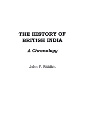 E-book, The History of British India : A Chronology, Bloomsbury Publishing