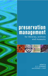m, Preservation Management for Libraries, Archives and Museums, Facet Publishing