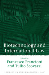 E-book, Biotechnology and International Law, Hart Publishing