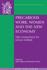 E-book, Precarious Work, Women, and the New Economy, Hart Publishing