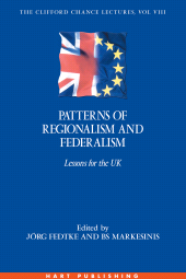E-book, Patterns of Regionalism and Federalism : Lessons for the UK, Hart Publishing