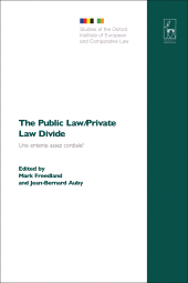 E-book, The Public Law/Private Law Divide : Une entente assez cordiale?, Hart Publishing